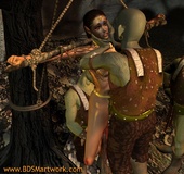 Humiliation comics. Orks impaled elf princess and gonns fuck her at the
