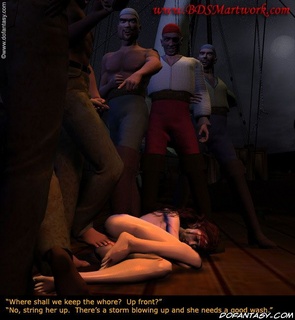 Submission art. After being fucked slave girl get hanged!