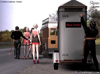 Torture drawings. Master returned his stolen slave!