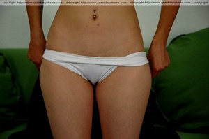 Amazing young teen in tight undies suffe - Picture 9