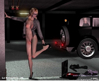 Bdsm cartoons. Blonde slave released after beeing fucked!