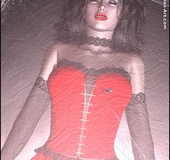 Sado cartoons. Prince found Snow White in glass coffin with legs wide