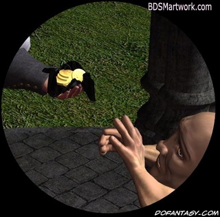 Slave girl. Prince take Snow White out of gnomes!