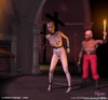 Submission comics. Blonde slave is hanged in the storing well!