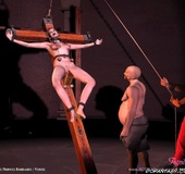 Bdsm art drawings. Slave girl gets iron balls hanged on her nipples!