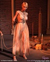 Sado comic. Slave girl dressed and performed to Master!