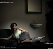 Slave girl comics. He tried to fuck her at her bed!