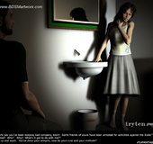 Slave girl comics. He tried to fuck her at her bed!