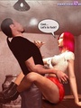 Horny 3d redhead chick willingly sucking - Picture 5