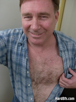 Check out hot selfshot pics of older guy slowly undressing. Tags: Older gay, men pics, naked men. - XXXonXXX - Pic 7