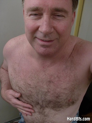 Check out hot selfshot pics of older guy slowly undressing. Tags: Older gay, men pics, naked men. - XXXonXXX - Pic 8
