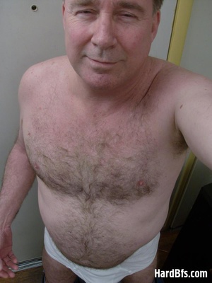 Check out hot selfshot pics of older guy slowly undressing. Tags: Older gay, men pics, naked men. - XXXonXXX - Pic 10
