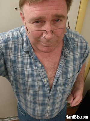 Check out hot selfshot pics of older guy slowly undressing. Tags: Older gay, men pics, naked men. - XXXonXXX - Pic 11