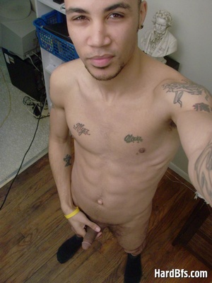 Sexy body tattoed gay slowly undresing and showing his pecker. Tags: Gay dick, men pics, naked gay. - XXXonXXX - Pic 7