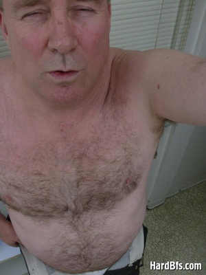Older gay getting naked and touching his dick on these pics. Tags: Gay porn, naked men, wanking. - XXXonXXX - Pic 4