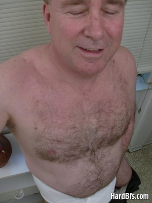 Older gay getting naked and touching his dick on these pics. Tags: Gay porn, naked men, wanking. - XXXonXXX - Pic 7