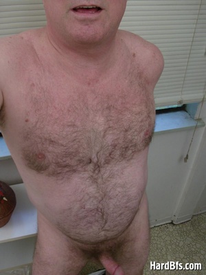Older gay getting naked and touching his dick on these pics. Tags: Gay porn, naked men, wanking. - XXXonXXX - Pic 11
