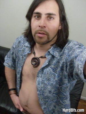 Long haired gay stud making selfshot pics while undressing. Tags: Homosexual porn, naked men. - Picture 11