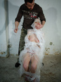 Plastic mummified young girl gets - Picture 3