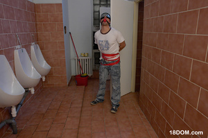Horny janitor guy gets dominated for spy - XXX Dessert - Picture 6