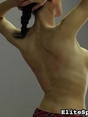 A woman's back is the whip's target - Unique Bondage - Pic 6