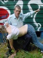 Grafitti girl caught by the police gets - Picture 6