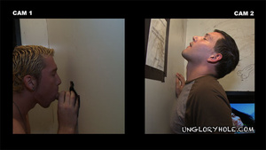 Gays love to be behind the wall of the ungloryhole