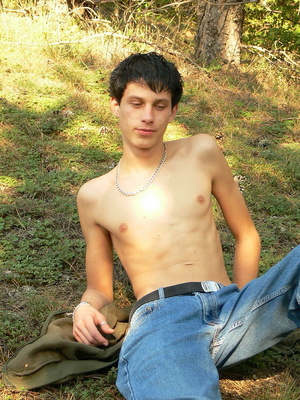 Screwing off in the forest in the gay porn frame of mind! - XXXonXXX - Pic 2