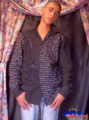Black gay making a real fuss about himself by means of good looks! - XXXonXXX - Pic 1