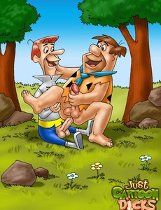Stone Age people had gay xxx pleasure as - Cartoon Sex - Picture 3