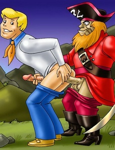 Monsters and pirates adore Gay Sex hot - Cartoon Sex - Picture 1