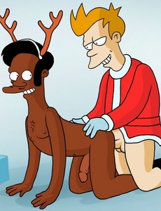 Simpsons Santa Clauses are making innocent - Cartoon Sex - Picture 1