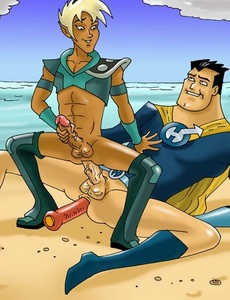 Supermen can save not only by virtue of - Cartoon Sex - Picture 2