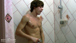 The hottest Gay Sex solo session from the one washing in hot shower - XXXonXXX - Pic 13