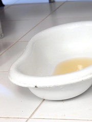Collecting urine into specialized Pissing - Unique Bondage - Pic 8