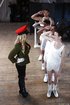 British uniform handjob cumshot