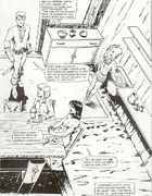 Cartoon porno. Fantasy story of a young lesbian sex-slave.
