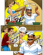 Porn cartoons. Pizza guy get lucky fucking housewife.
