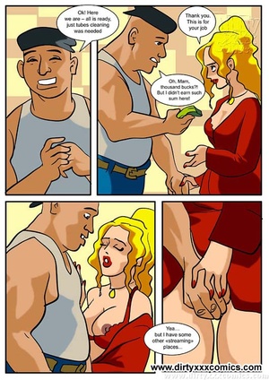 Porn comix. Plumber guy fucks housewife. - Picture 3