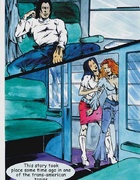 Cartoon porno. Threesome.