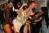 relaxed interracial lesbian threesome