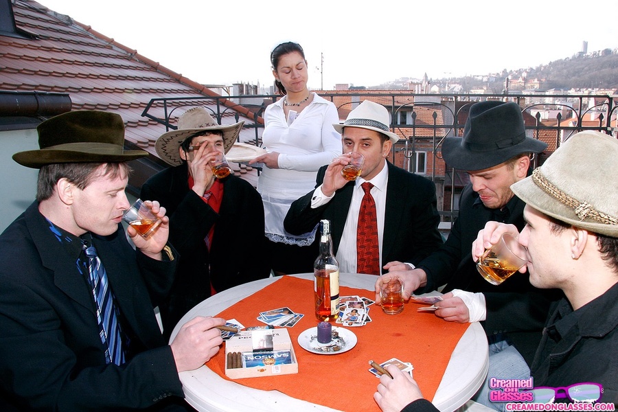 Cum face. Sexy sweetie gets her cute little - XXX Dessert - Picture 5