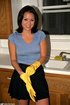 latina rubber gloves