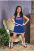 erotic brunette cheerleader