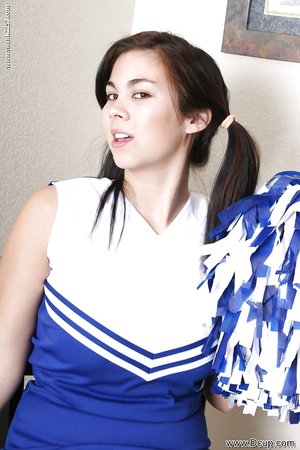 American pretty asian cheerleader