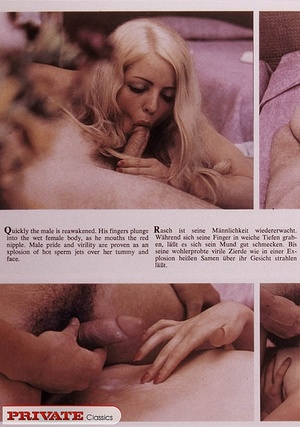 Vintage porn classic. Two blonde seventi - Picture 5