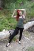 Busty young redhead
