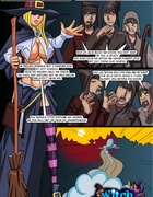 Sexy cartoons. The inquisition of witch's butthole.