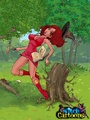 Porn cartoon. Log in sexy witch's pussy. - Picture 1
