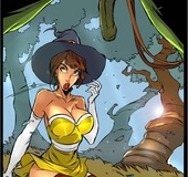 Sexy cartoons. Blowjob for an ogre.